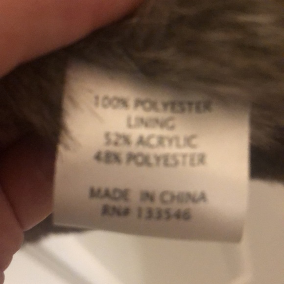 Brown faux fur vest - Picture 5 of 9